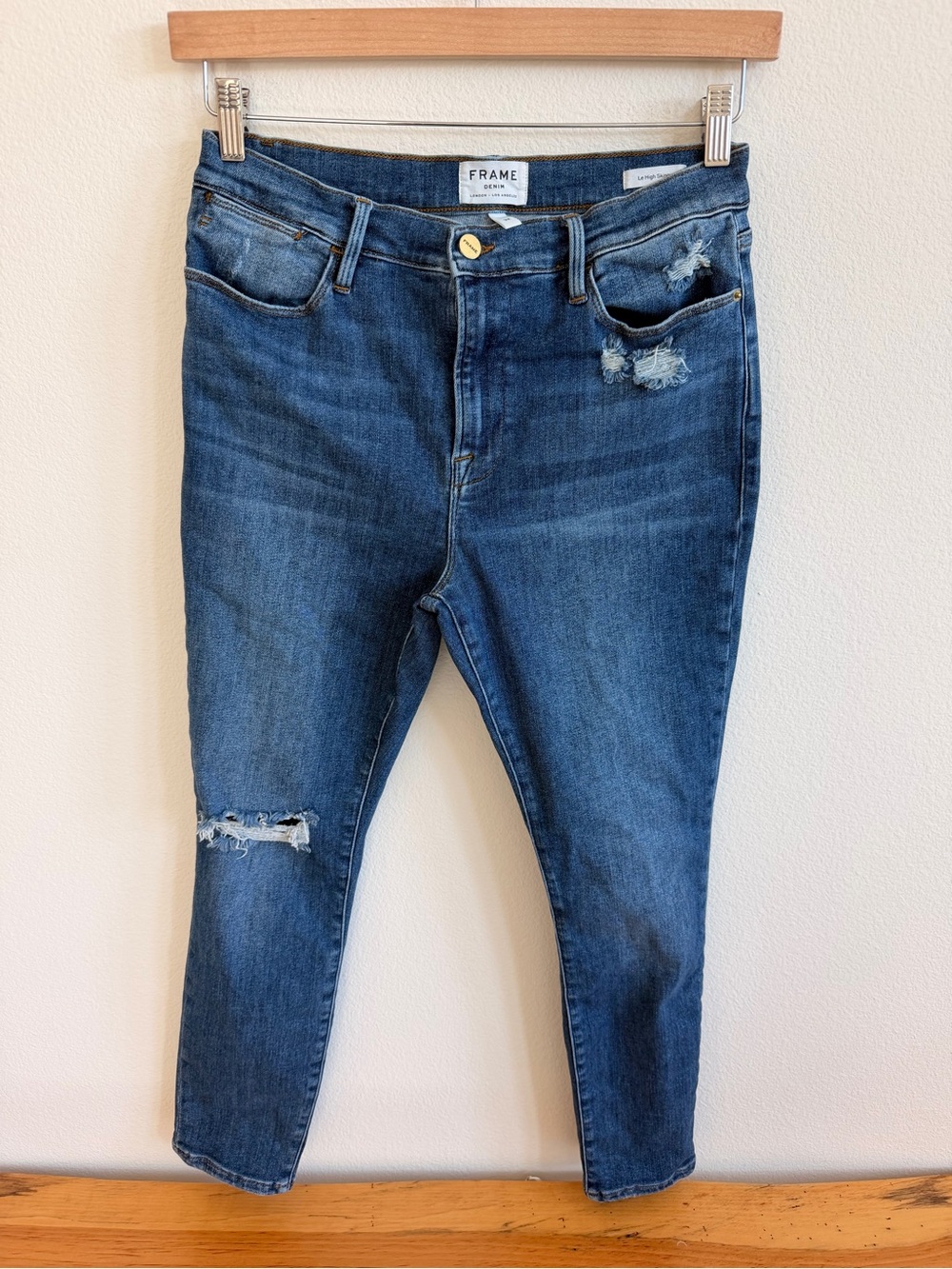 Frame Denim Woman’s Le High-Rise Skinny Jeans-Size 32